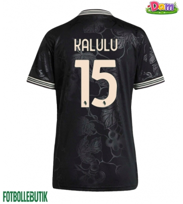 Juventus Pierre Kalulu #15 Tredje Tröja Kvinnor 2025-26 Kortärmad